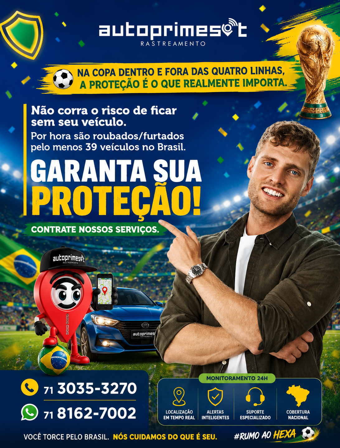 Autoprimesat Rastreamento